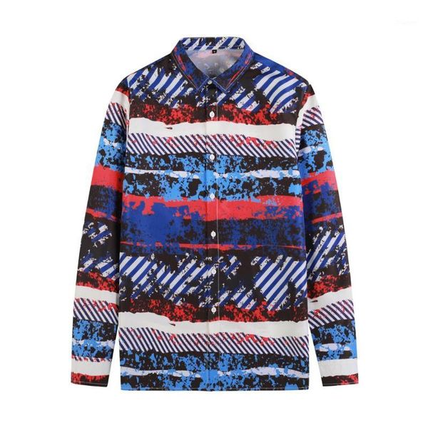 2019 new arrival autumn winter men's blouse vintage pattern shirt long sleeve distressed printing casual shirts1, White;black
2019 new arrival autumn winter men's blouse vintage pattern shirt long sleeve distressed printing casual shirts1, White;black