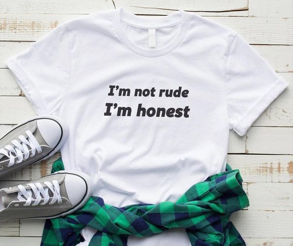 im not rude honest women t shirt cotton casual funny yong girl higher quality tee drop ship s 499, White
im not rude honest women t shirt cotton casual funny yong girl higher quality tee drop ship s 499, White