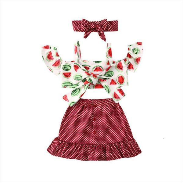 summer toddler baby girl clothes bow watermelon crop mini skirt dress outfits 3pcs set, White
summer toddler baby girl clothes bow watermelon crop mini skirt dress outfits 3pcs set, White