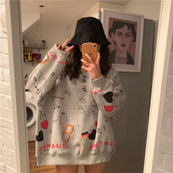 harajuku hip hop sweatshirt for woman printing crew neck down hoodie fall long sleeve oversized female pullover hoodies x1yh, Black
harajuku hip hop sweatshirt for woman printing crew neck down hoodie fall long sleeve oversized female pullover hoodies x1yh, Black