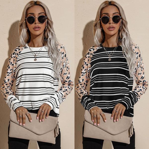 women's hoodies & sweatshirts 2021 fashion autumn winter long sleeve striped round neck loose short casual, Black
women's hoodies & sweatshirts 2021 fashion autumn winter long sleeve striped round neck loose short casual, Black