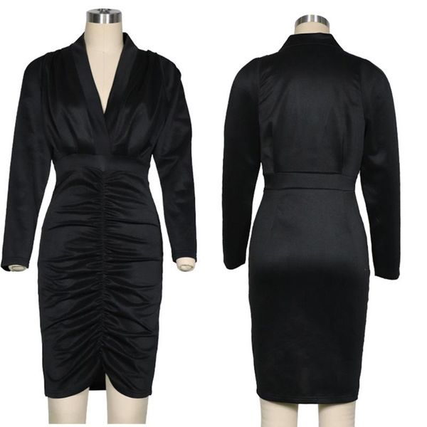 casual dresses evening cocktail street deep v women bodycon dress package hip long sleeve slim waist autumn winter midi solid party clu, Black;gray
casual dresses evening cocktail street deep v women bodycon dress package hip long sleeve slim waist autumn winter midi solid party clu, Black;gray