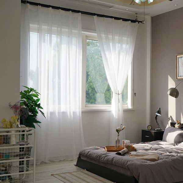 curtain & drapes dzq white window tulle for living room bedroom the kitchen finished sheer panel treatment home decoration
curtain & drapes dzq white window tulle for living room bedroom the kitchen finished sheer panel treatment home decoration