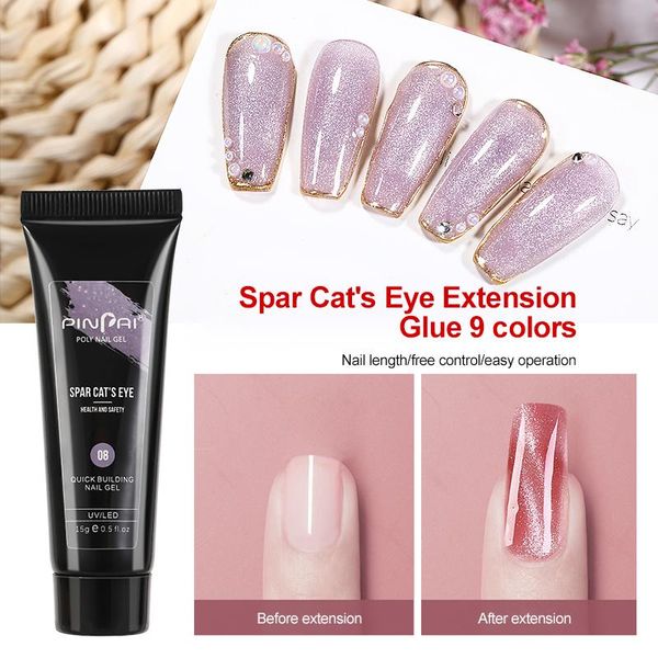 nail gel 9 colors extension glue cat's eye ice crystal shiny paper-tray quick for nails art manicure, Red;pink
nail gel 9 colors extension glue cat's eye ice crystal shiny paper-tray quick for nails art manicure, Red;pink
