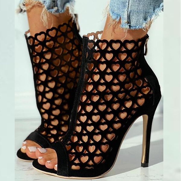 sandals bonjomarisa girls open toe hollow heart high heels zipper party dress women summer ins shoes woman, Black
sandals bonjomarisa girls open toe hollow heart high heels zipper party dress women summer ins shoes woman, Black