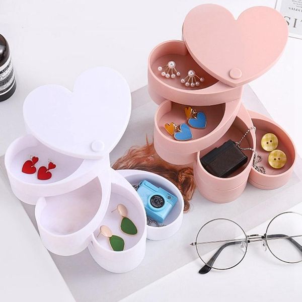jewelry pouches, bags box container wedding ring for earrings necklace bracelet multi-layer 360° heart display gift holder case, Pink;blue
jewelry pouches, bags box container wedding ring for earrings necklace bracelet multi-layer 360° heart display gift holder case, Pink;blue