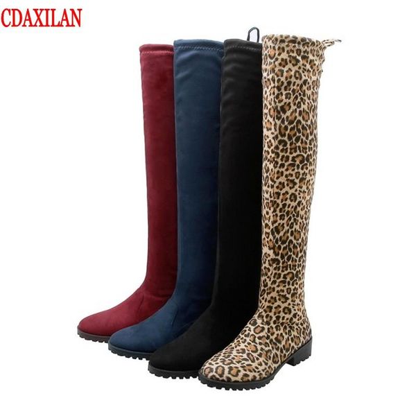 boots cdaxilan to women's over the-knee stretch fabric suede mid-heel lace-up thigh boot leopard grain long, Black
boots cdaxilan to women's over the-knee stretch fabric suede mid-heel lace-up thigh boot leopard grain long, Black
