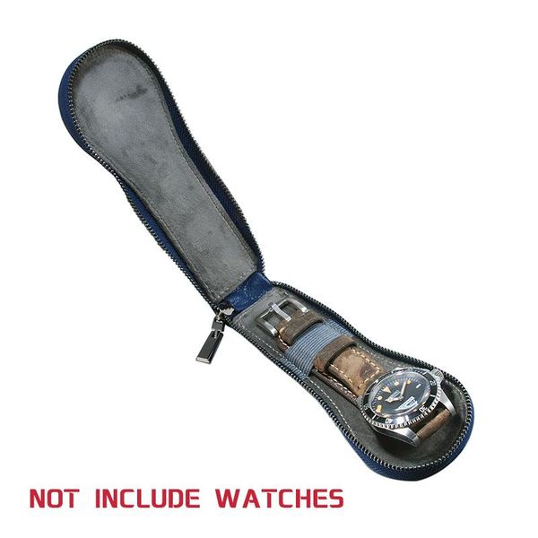 watch boxes & cases genuine leather storage box case collector protective organizer zipper travel bag, Black;blue
watch boxes & cases genuine leather storage box case collector protective organizer zipper travel bag, Black;blue