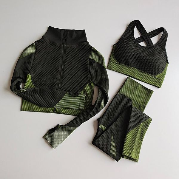 yoga outfit sport for woman tracksuit 3 piece front zipper crop long sleeve set sports suit fitness gym workout
yoga outfit sport for woman tracksuit 3 piece front zipper crop long sleeve set sports suit fitness gym workout