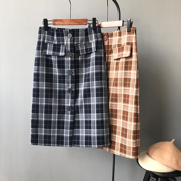 skirts 2021 women plaid high waist mid-calf slim a-skirt with pocket decoration single breasted chic korean style, Black
skirts 2021 women plaid high waist mid-calf slim a-skirt with pocket decoration single breasted chic korean style, Black