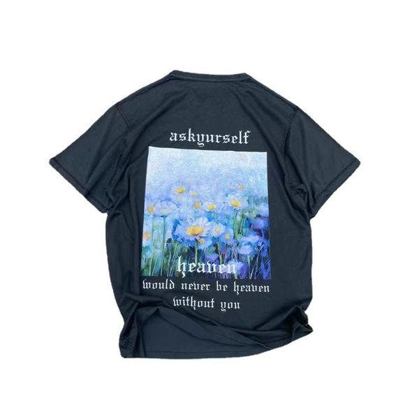 men's t-shirts askyurself 2021 summer fashion wash oil painting short-sleeved t-shirt high street couple men and women travel set shirt, White;black
men's t-shirts askyurself 2021 summer fashion wash oil painting short-sleeved t-shirt high street couple men and women travel set shirt, White;black