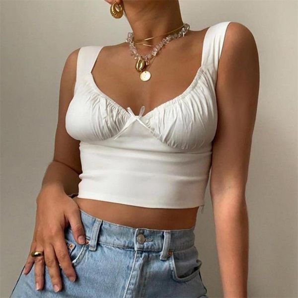women's tanks & camis women summer crop lady girls white ruched bow slim ladies wide strap tees skinny femme camisole s l
women's tanks & camis women summer crop lady girls white ruched bow slim ladies wide strap tees skinny femme camisole s l