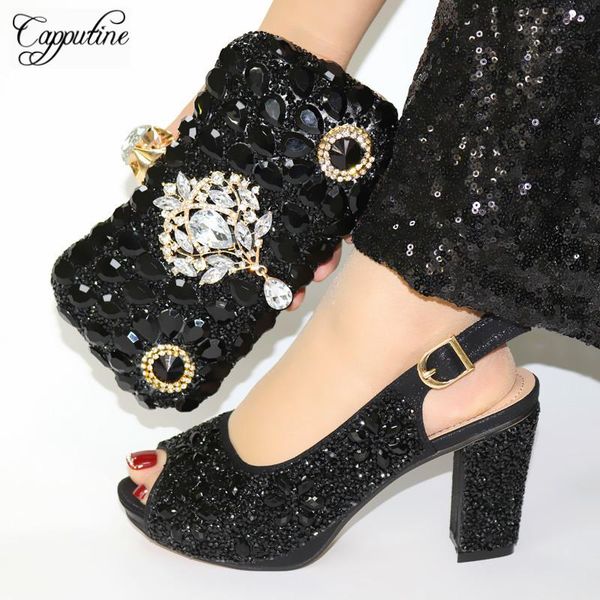 dress shoes excellet black lady 's high heel evening and purse bag with crystal stones cr940, height 9.3cm
dress shoes excellet black lady 's high heel evening and purse bag with crystal stones cr940, height 9.3cm