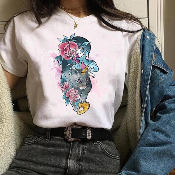 women printing print graphic cat watercolor floral cartoon trend fashion clothes lady tees female t shirt womens t-shirt, White
women printing print graphic cat watercolor floral cartoon trend fashion clothes lady tees female t shirt womens t-shirt, White