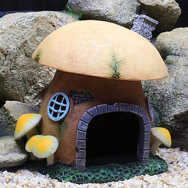 decorations mushroom house model fish hiding cave resin aquarium tank hideout shelter ornament
decorations mushroom house model fish hiding cave resin aquarium tank hideout shelter ornament