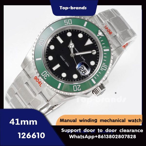 wristwatches boys automatic mechanical watch diving sports 116610/126610 luxury men's 1:1 ceramic sapphire mirror 904l brand, Slivery;brown
wristwatches boys automatic mechanical watch diving sports 116610/126610 luxury men's 1:1 ceramic sapphire mirror 904l brand, Slivery;brown