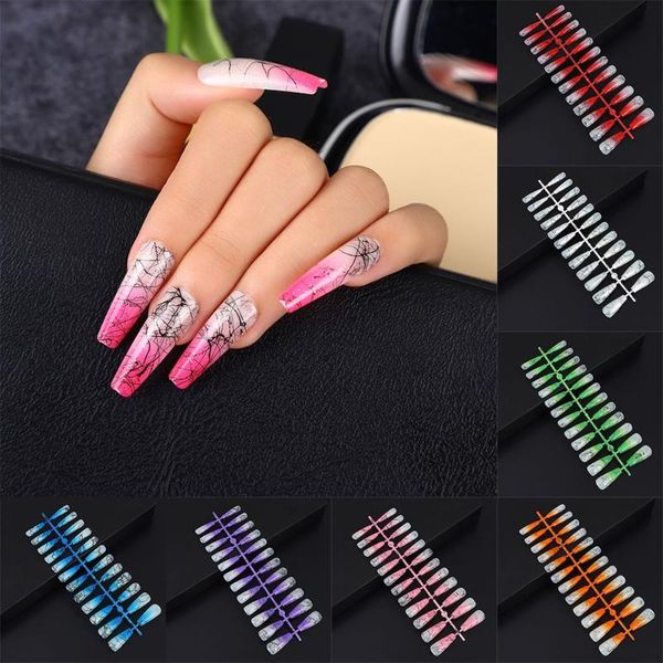 false nails fashion diy full cover wearable detachable two-tone gradient brushed fake nail tips long ballerina, Red;gold
false nails fashion diy full cover wearable detachable two-tone gradient brushed fake nail tips long ballerina, Red;gold