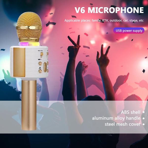 bluetooth karaoke microphone v6 handheld mic speaker music player w/ mute switch portable lightweight musical elements mic
bluetooth karaoke microphone v6 handheld mic speaker music player w/ mute switch portable lightweight musical elements mic