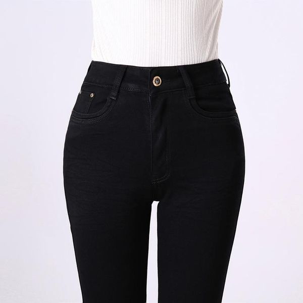 women's jeans spring black mom straight denim trousers plus size women pants high waisted stretchy large for female, Blue
women's jeans spring black mom straight denim trousers plus size women pants high waisted stretchy large for female, Blue