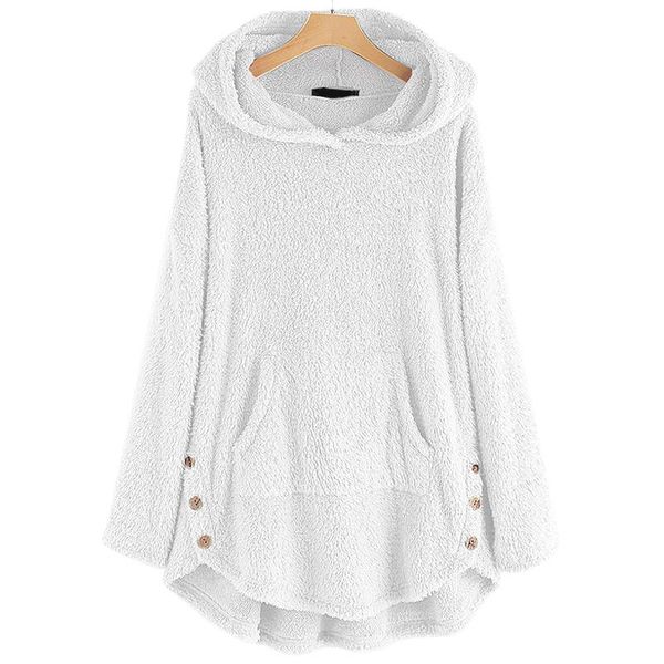 women's hoodies & sweatshirts women teddy bear fur fluffy hoodie 2021 winter warm fleece loose soft solid color coat ladies' pullo, Black
women's hoodies & sweatshirts women teddy bear fur fluffy hoodie 2021 winter warm fleece loose soft solid color coat ladies' pullo, Black