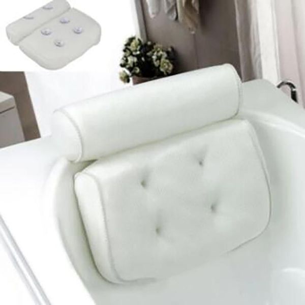 pillow breathable 3d mesh spa bath with suction cups neck and back support for home tub bathroom accessories
pillow breathable 3d mesh spa bath with suction cups neck and back support for home tub bathroom accessories