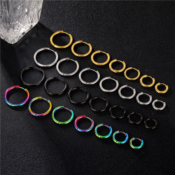 fashion women simple round circle small ear stud earring punk hip-hop stainless steel earrings jewelry, Golden;silver
fashion women simple round circle small ear stud earring punk hip-hop stainless steel earrings jewelry, Golden;silver