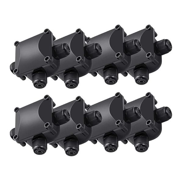 box waterproof ip68 external electrical junction box 3 way cable connector outdoor for 5.5mm-10.2mm (pack of 8)
box waterproof ip68 external electrical junction box 3 way cable connector outdoor for 5.5mm-10.2mm (pack of 8)
