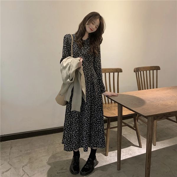2021 new women vintage o neck casual polka print a-line party vestidos spring fashion long sleeve mid dglw, Black;gray
2021 new women vintage o neck casual polka print a-line party vestidos spring fashion long sleeve mid dglw, Black;gray