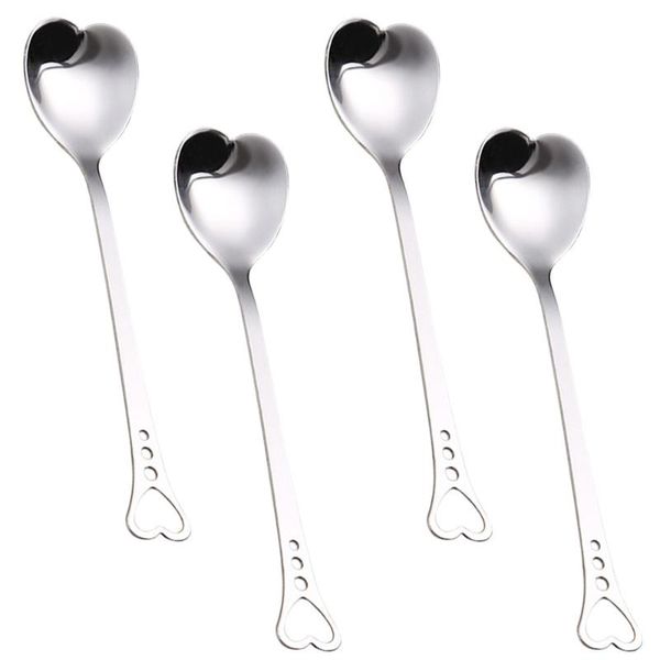 4pcs stainless steel heart shape spoons scoop stirring spoon tableware for dessert cake coffee
4pcs stainless steel heart shape spoons scoop stirring spoon tableware for dessert cake coffee