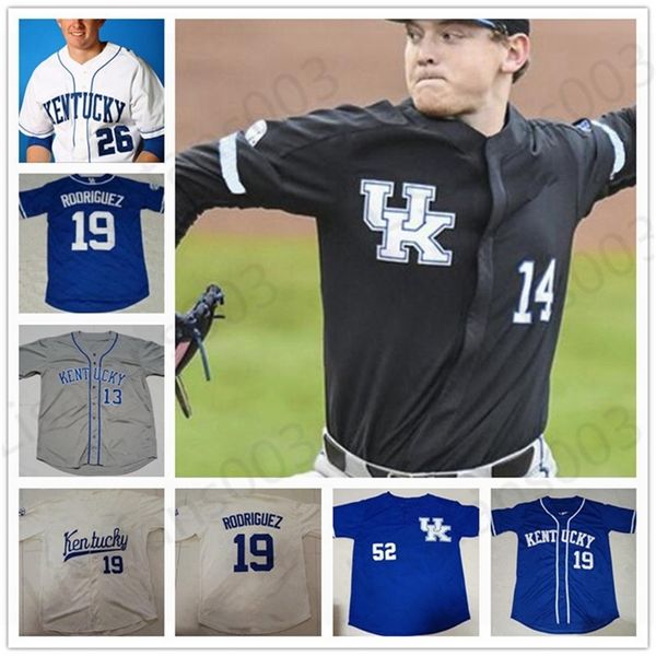 GoodCustom NCAA Kentucky Wildcats Baseball stitched mens women youth Jersey 47 Kyle Music 26 Justin Olson Blank Jerseys, White stripe
GoodCustom NCAA Kentucky Wildcats Baseball stitched mens women youth Jersey 47 Kyle Music 26 Justin Olson Blank Jerseys, White stripe