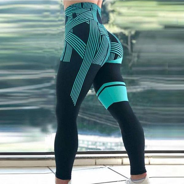 women's leggings high waist ladies digital printing striped fitness casual sports breathable pants clothing, Black
women's leggings high waist ladies digital printing striped fitness casual sports breathable pants clothing, Black