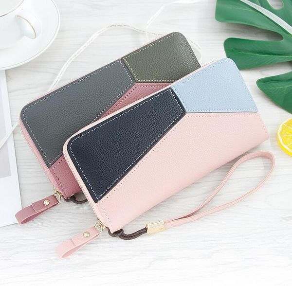hbp new 2021 new korean women's wallet long style stitching candy color girls mobile phone bag ladies zipper clutch bag checkbook best, Red;black
hbp new 2021 new korean women's wallet long style stitching candy color girls mobile phone bag ladies zipper clutch bag checkbook best, Red;black