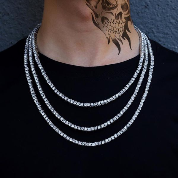 pendant necklaces 2021 fashion 1 row rhinestone men's hip hop necklace rap singer tennis chain shiny women gift, Silver
pendant necklaces 2021 fashion 1 row rhinestone men's hip hop necklace rap singer tennis chain shiny women gift, Silver