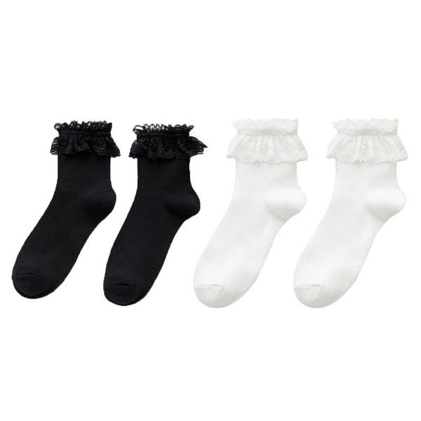 men's socks p8db japanese lolita style lovely mesh short crew harajuku sweet ruffled lace frilly hollow retro cotton mid calf hosiery, Black
men's socks p8db japanese lolita style lovely mesh short crew harajuku sweet ruffled lace frilly hollow retro cotton mid calf hosiery, Black