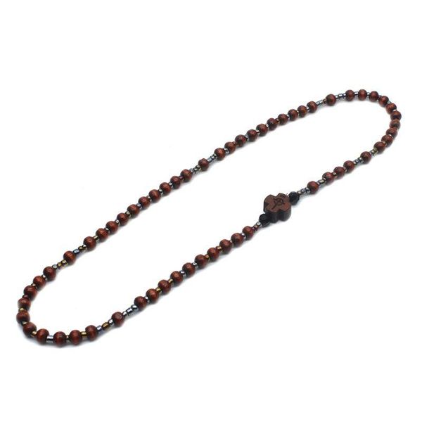 link, chain 2pcs men wooden beads cross bracelets meditation prayer catholic christian lx9e, Black
link, chain 2pcs men wooden beads cross bracelets meditation prayer catholic christian lx9e, Black