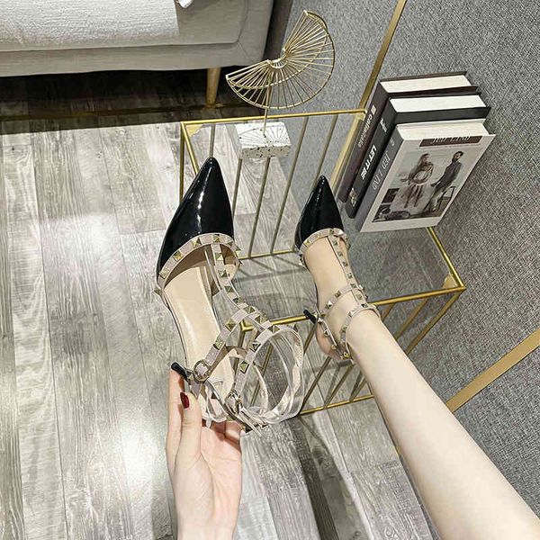 8300- willow nail high heels women's middle heel tip .5cm solid color version summer, Black
8300- willow nail high heels women's middle heel tip .5cm solid color version summer, Black