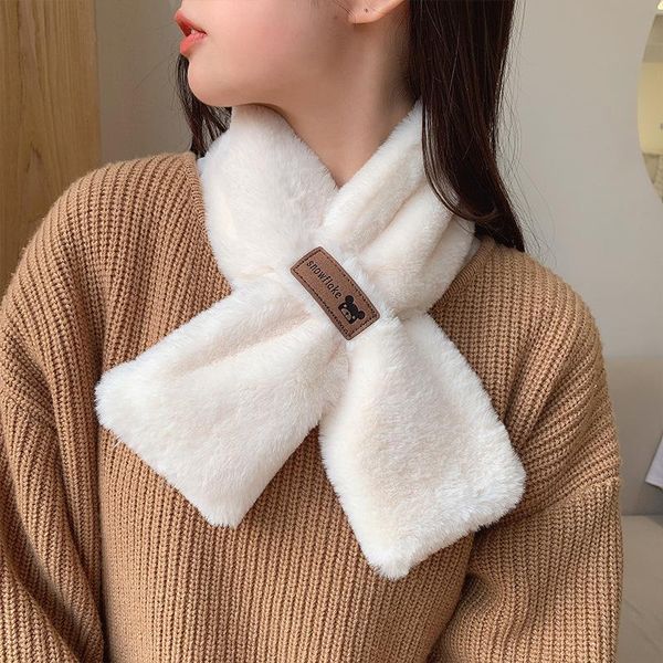 scarves 2021 fashion style cross scarf female winter japanese small fresh patch letter warm plush wild korean trend, Blue;gray
scarves 2021 fashion style cross scarf female winter japanese small fresh patch letter warm plush wild korean trend, Blue;gray