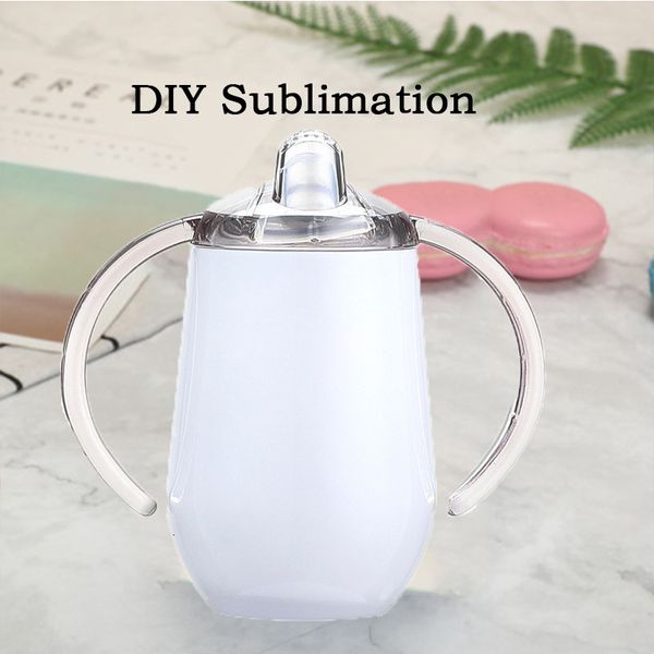 2021 new creative 10oz diy sublimation sippy white blank baby cup with handle stainless steel kids drinking milk mug for gift 954e
2021 new creative 10oz diy sublimation sippy white blank baby cup with handle stainless steel kids drinking milk mug for gift 954e