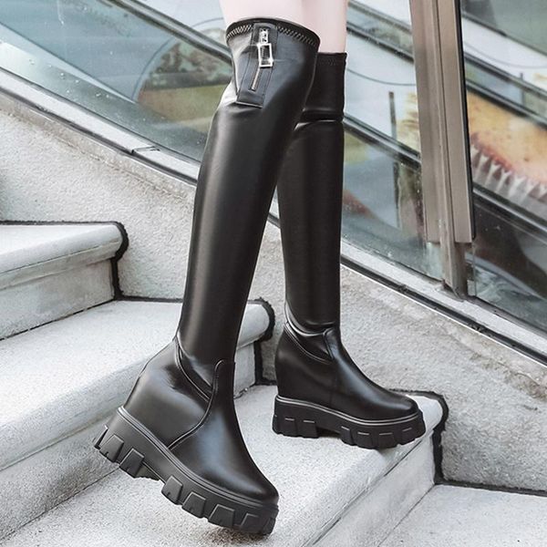 boots over the knee high botas femme heels platform fashion winter plush snow luxury warm shoes pumps motorcycle, Black
boots over the knee high botas femme heels platform fashion winter plush snow luxury warm shoes pumps motorcycle, Black