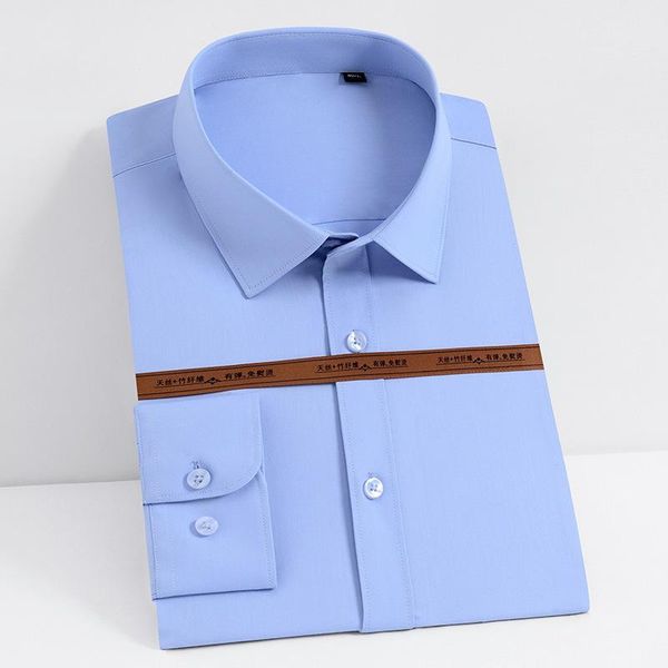 men's casual shirts smooth bamboo-fiber classic long sleeve solid dress shirt pocket-less design standard-fit easy care work office, White;black
men's casual shirts smooth bamboo-fiber classic long sleeve solid dress shirt pocket-less design standard-fit easy care work office, White;black