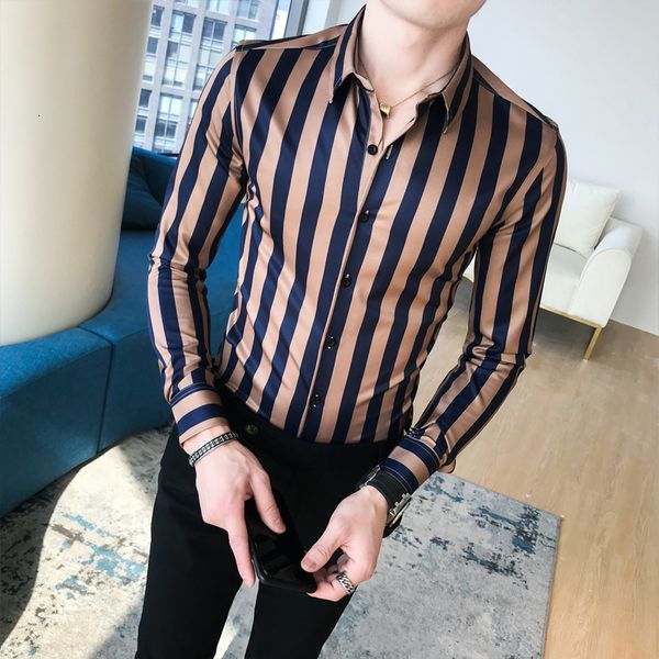 men's spring shirts are dressed in vertical stripe streetwear thin casual sleeve long-sleeve chemise homme tuxedo shirt ud58, White;black
men's spring shirts are dressed in vertical stripe streetwear thin casual sleeve long-sleeve chemise homme tuxedo shirt ud58, White;black
