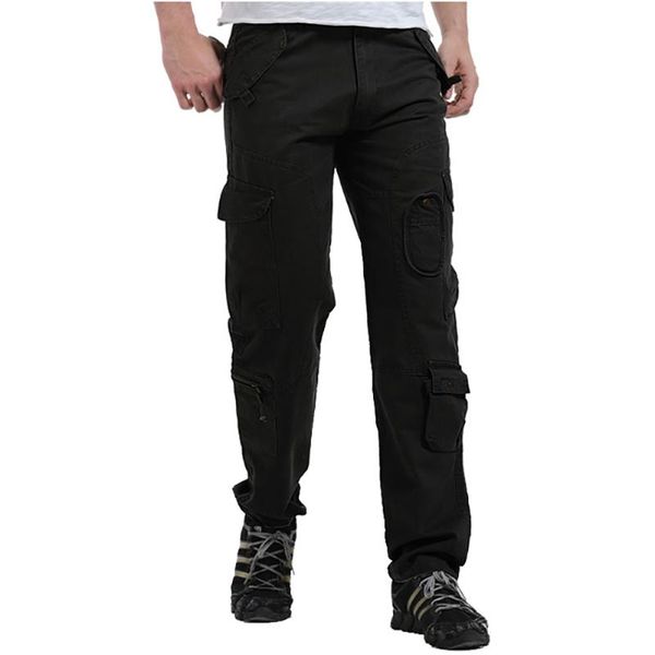 men's pants casual military cargo work combat outdoor trousers k22 without belt, Black
men's pants casual military cargo work combat outdoor trousers k22 without belt, Black