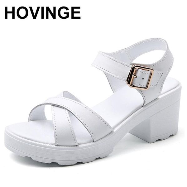 sandals hovinge heel high 6.5cm women pumps split leather summer shoes woman buckle breathable ladies girls female beach, Black
sandals hovinge heel high 6.5cm women pumps split leather summer shoes woman buckle breathable ladies girls female beach, Black