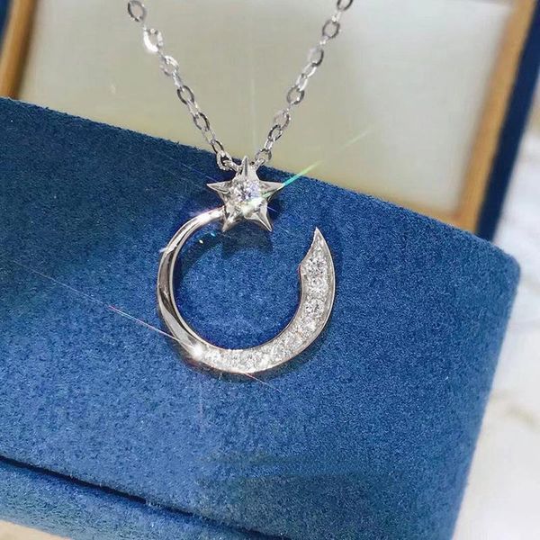 pendant necklaces huitan simple stylish star and moon necklace for female silver color/gold color women accessories love gift
pendant necklaces huitan simple stylish star and moon necklace for female silver color/gold color women accessories love gift