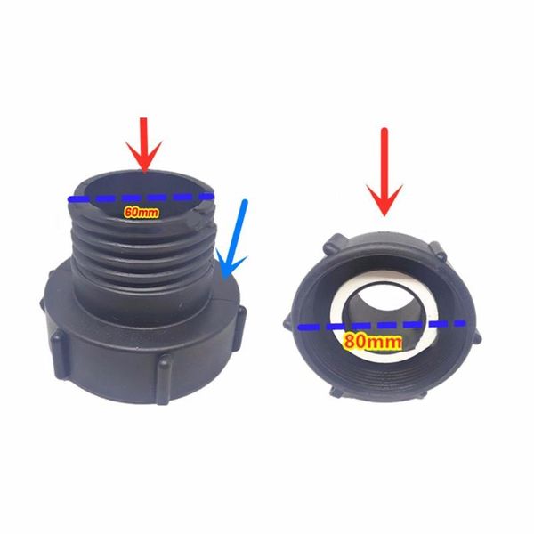 diy ibc tank adapter durable use ibc adapter replacement s80x2 80mm