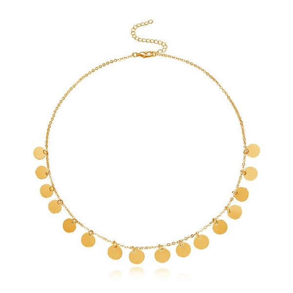 pendant necklaces vintage boho metal choker round sequin chain necklace for women gold silver color collar party fashion jewelry gift
pendant necklaces vintage boho metal choker round sequin chain necklace for women gold silver color collar party fashion jewelry gift