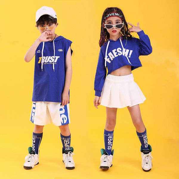 boys cool blue sweatshirt jacket white skirt shorts girls hip-hop skirt jazz dress clothes, Black;red
boys cool blue sweatshirt jacket white skirt shorts girls hip-hop skirt jazz dress clothes, Black;red