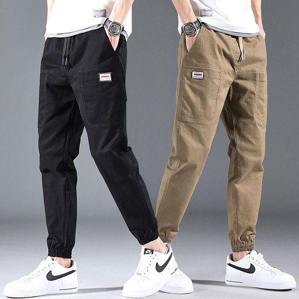 men's jeans spring and summer overalls trousers close-up harem pants slim feet casual youth nine-point daddy, Blue
men's jeans spring and summer overalls trousers close-up harem pants slim feet casual youth nine-point daddy, Blue