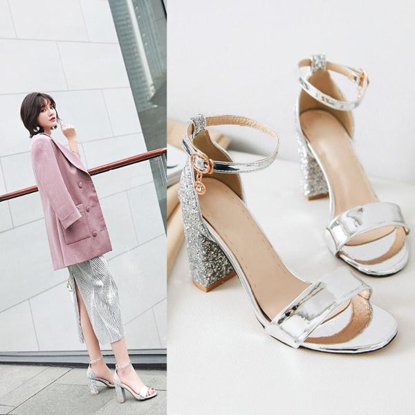 new women sandals high heel pu square toe buckle summer new fashion casual dress golden silver sandalias mujer 2021, Black
new women sandals high heel pu square toe buckle summer new fashion casual dress golden silver sandalias mujer 2021, Black