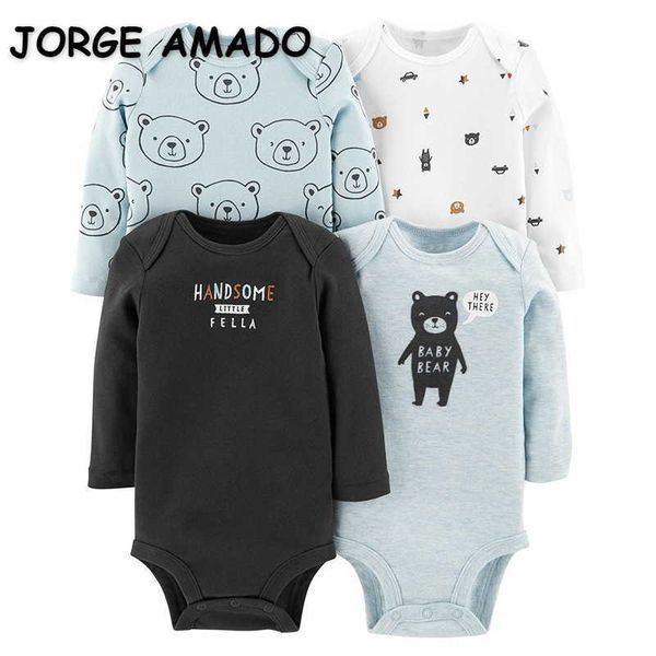 spring boys and girls baby cotton clothes 4-piece sets cartoon long sleeve romper e6560 210610, Blue
spring boys and girls baby cotton clothes 4-piece sets cartoon long sleeve romper e6560 210610, Blue